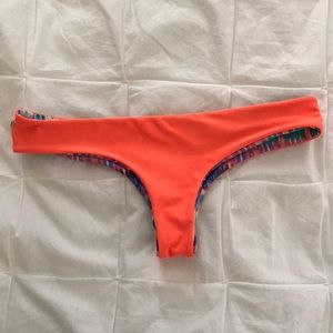 reversible thong bikini bottoms